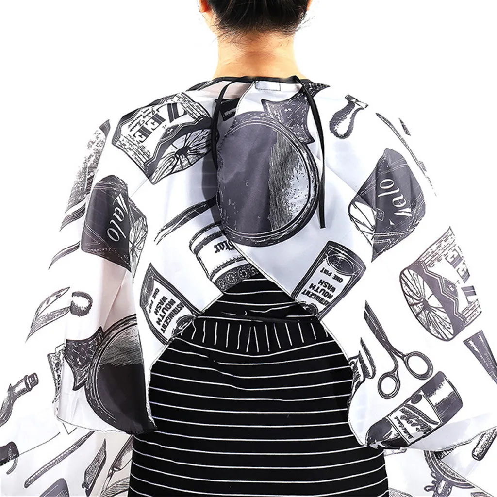 

Складной плащ для стрижки волос, водонепроницаемая накидка для парикмахерской, ткань для парикмахерской, дышащие накидки для стрижки, профессиональная парикмахерская накидка