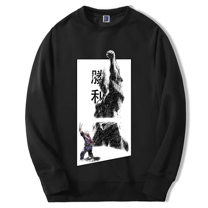 My Hero Academia Hoodie For Men/women Anime All Might Graphic Sweatshirt Hooded Sportswear Print Hoody Moletom Streetwear