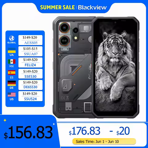 Blackview OSCAL MARINE 3 Rugged Smartphone 6.56" H...