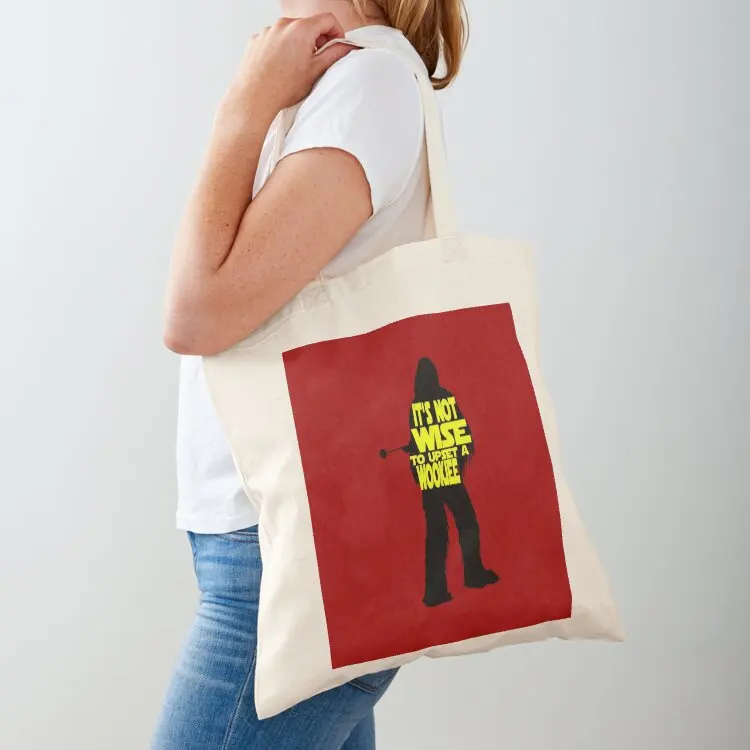 

It's not wise to upset a wookiee Tote Bag shopper bags Canvas shoulder bag Big bag foldable reusable