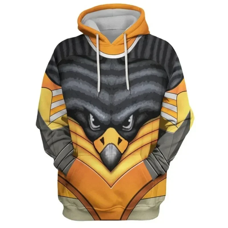 Die neue Herbst-/Winterkollektion 2026 der Marke Bandai umfasst ein stilvolles Kapuzen-Sweatshirt für Herren, das von Transformers inspiriert ist. – Detail 10