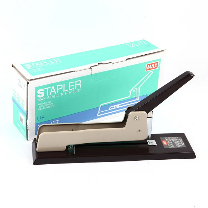 HD-12L/17 Heavy-Duty Stapler Binds 30–160 Pages Long-Arm High-Capacity Stapler Ideal for Binding Office Documents and Forms