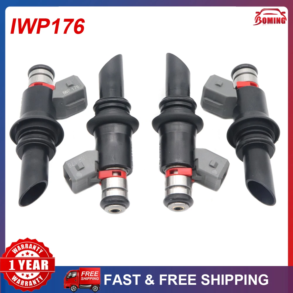 4PCS New Car Fuel Injectors Nozzle IWP176 Fits For VOLKSWAGEN Gol G3 G4 G5 Voyage Fox 1.0 1.6 8V IWP-176 030906031AF 50103402