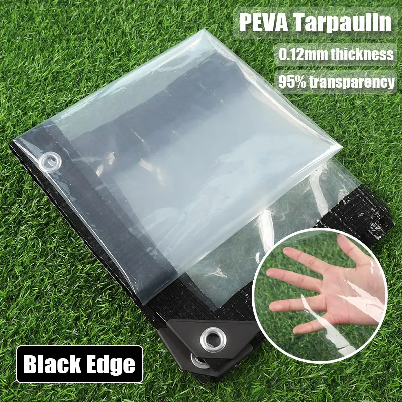 Anpassbare transparente PEVA-Plane für den Außenbereich, wasserdichter Zaun, Gewächshausfolie, regendichtes Tuch, Haustiere, Haus, Regenschutz, Pflanzenplane – Detail 14