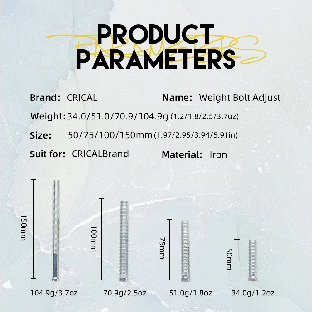 Parafuso de peso crical ajustável 1.2/1.8/2.5/3.7oz 4 peças conjunto de parafuso de peso ajustável acessórios de bilhar