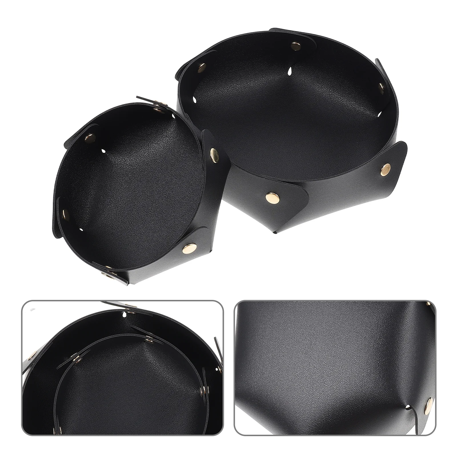 2 قطعة حاويات تخزين PU مدخل مفتاح المنظمون مكتب المنظمون مقاومة للاهتراء الأوساخ مقاومة توفير المساحة ديكور