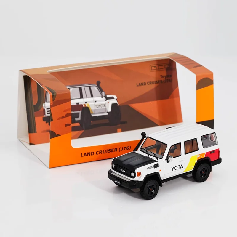 GCD Diecast Scala 1:64 LC70 Fuoristrada SUV Simulazione in lega Modello di auto Ragazzo adulto Collezione di giocattoli Regali souvenir Ornamenti statici