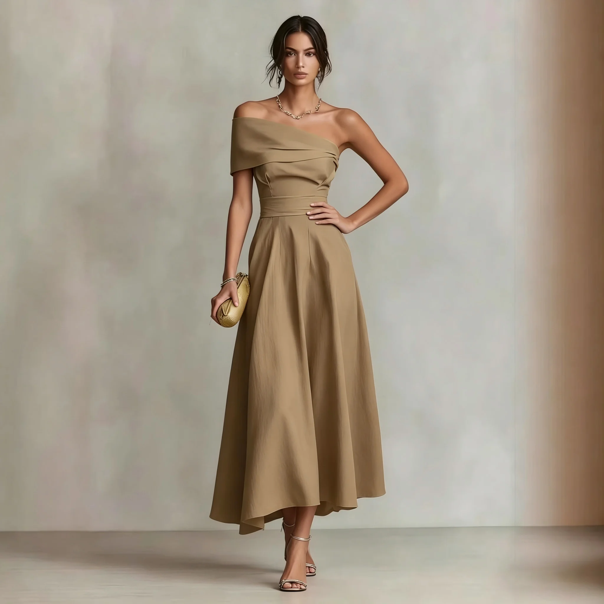 elegant off shoulder long party dresses for women 2026 summer sexy sleeveless backless maxi dress casual - view 6