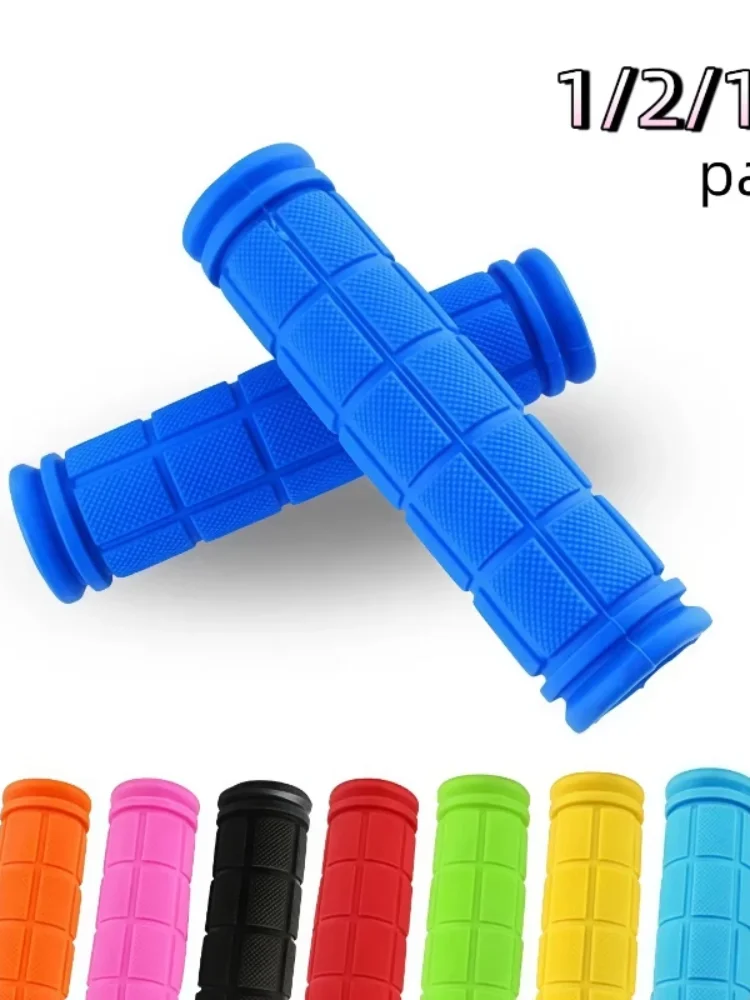 AliExpress NONE Anti-skid Bike Handle Bar Grips Rubber Bicycle Handlebar Grips Covers Fixed Gear BMX MTB Mountain Bike Bicycle Accessories