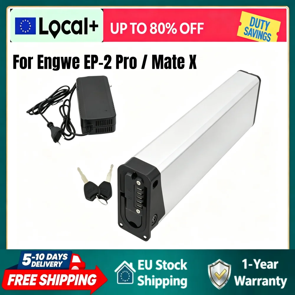 Image of DCH-009 Batterie Elektrofahrrad 48V 13Ah 16Ah 17,5Ah für Engwe EP-2 Pro Engine Pro Mate X Faltfahrrad Lankeleisi x300plus E-Bike Versteckter Akku