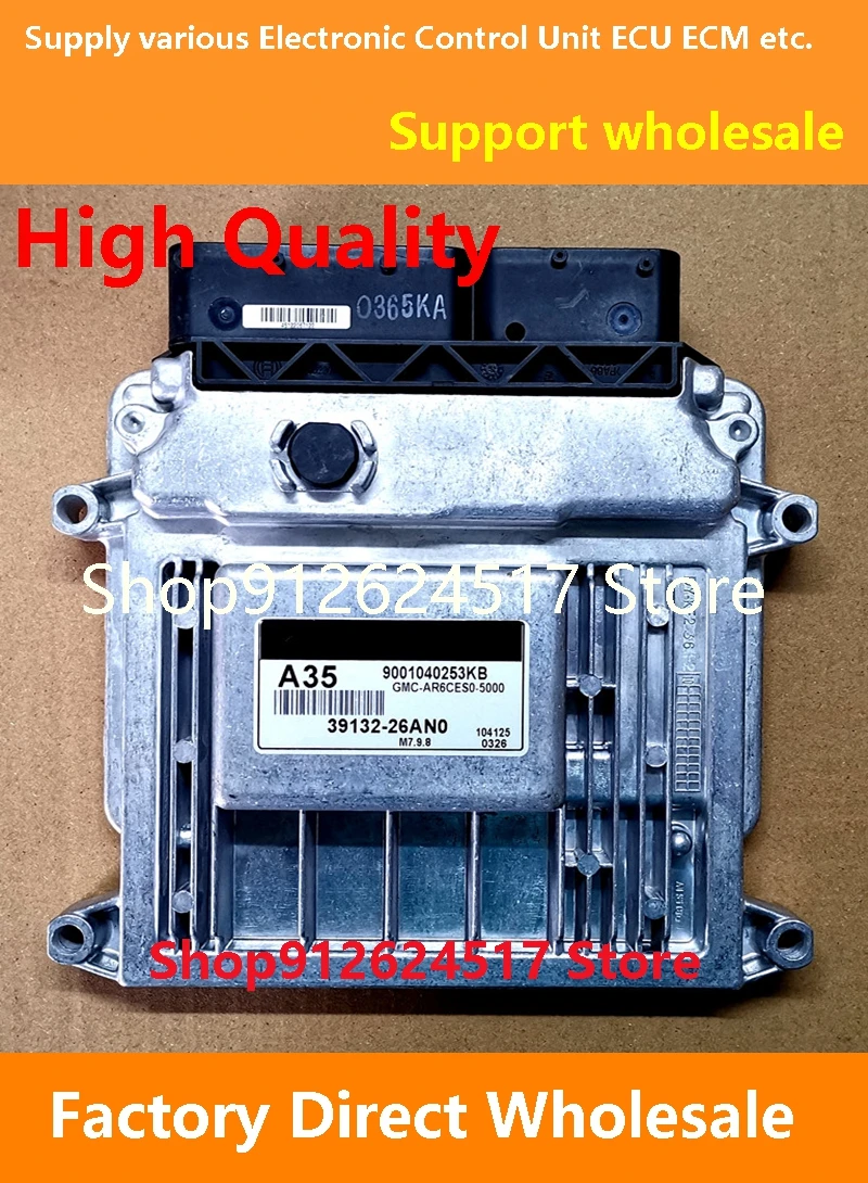 

39132-26AN0 A35 ECU 39115-2B422 0408/39101-26AB1 K03/39113-2B050 3705 Engine Computer Board M7.9.8 Compatible For Hyundai kia