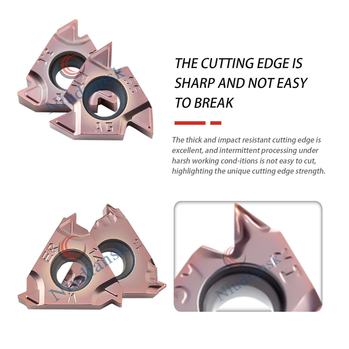 16ERM/IRM 2.5ISO AG55 AG60 11W 14W LF6118 Tornio CNC Filettature interne ed esterne Utensili per tornitura per la lavorazione dell'acciaio inossidabile