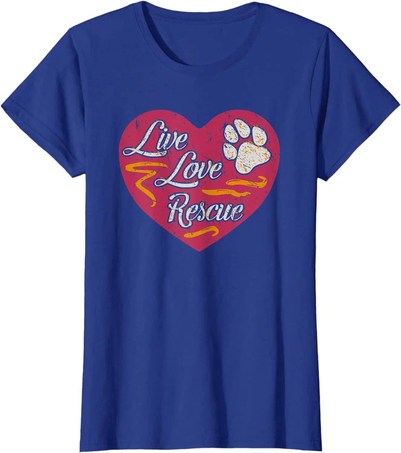 Live Love Rescue Dog Lover Adopt A Dog Adoption Gift Unisex T-Shirt New 100% Cotton Short Sleeve O-Neck T-shirt Casual Mens Top