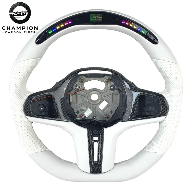 

LED Carbon Fiber Steering Wheel for BMW X7X6X5X4X3 G15 G16 G20 G10 G11 G14 G30 G32 G34 G36 G42 G80 G06 Car Accessories Interior