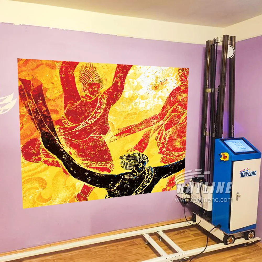 Máquina de impresión de pared UV, impresora vertical 3d 5d, todo en uno, directa a la pared, impresión de imágenes de pared