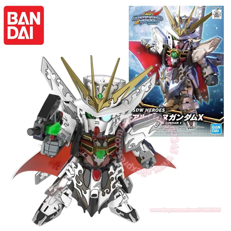 BANDAI SDW HEROES ARSENE GUNDAM X Assembled Model Animation Peripheral Action Figures Joints Movable Children's Toys Decoration