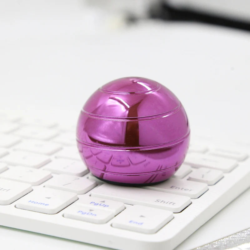 Desktop Spinning Metal Top Spherical Gyroscope Fidget Spinner Office Stress Relief Toys Fidget Toys For Adult Gift