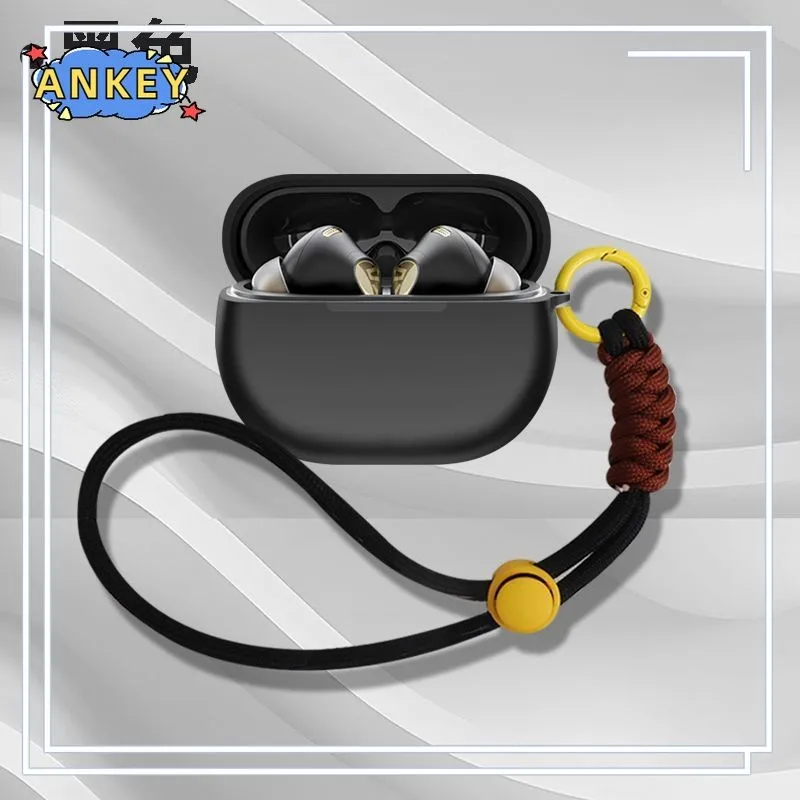 Case for Soundpeats Capsule3 Pro Pro+ Plus Protective Nylon Lanyard Soft Cover Headphone Shells Hand Rope Strap Accessories