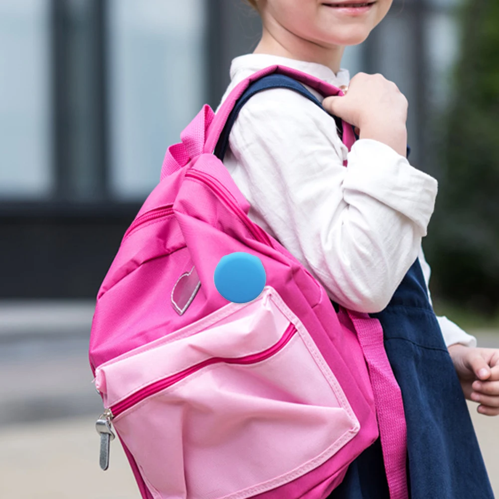 เคสซิลิโคนสำหรับ airtag ที่มีตินระบุตำแหน่งของเข็มป้องกันเปลือกป้องกันรอยขีดข่วนสำหรับเด็กเสื้อผ้ากระเป๋าเดินทางผู้สูงอายุ