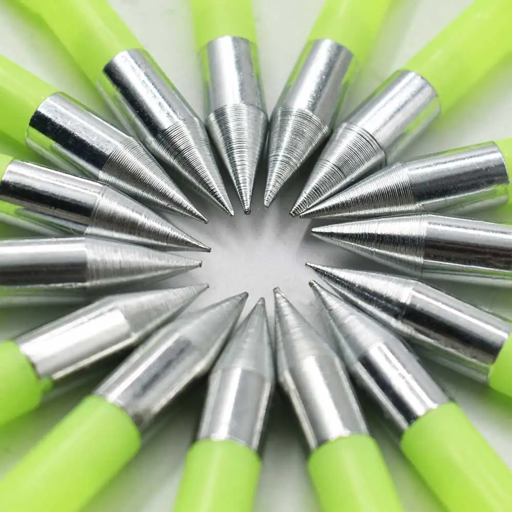 Slingshot Darts 20Pcs 8mm Green Resin Metal Tip Target Practice Accessories Outdoor Sports