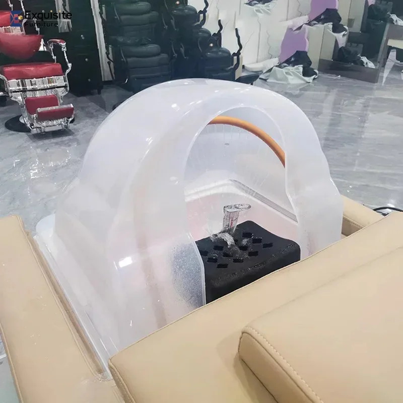 سرير غسيل الشعر المهنية مغسلة العلاج كراسي صالون التجميل المصمم الخزف تصفيف الشعر كاما Abatible الحلاقة سبا