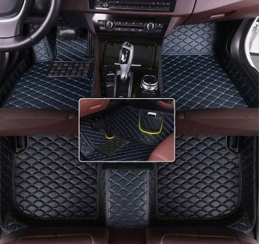 Customized For Nissan XTrail Rogue personalized luxury leather all-weather waterproof  anti slip car floor mats