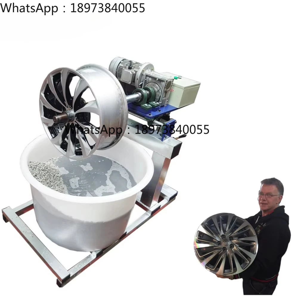 آلة تلميع عجلة السيارة آلة طحن تجديد عجلة سبائك الألومنيوم معدات تلميع العجلات الأوتوماتيكية بالكامل #1