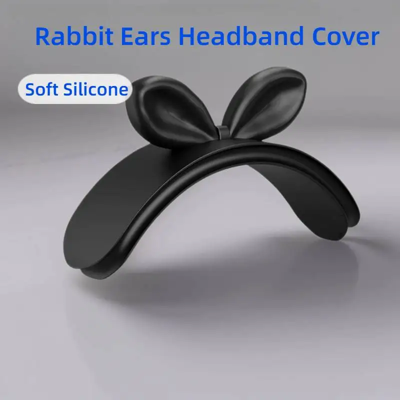 

Headphone Protectors Soft Silicone Comfort Protector Cushion Top Pad Sleeve Rabbit Ears Headband Cover For Apple AirPods Max