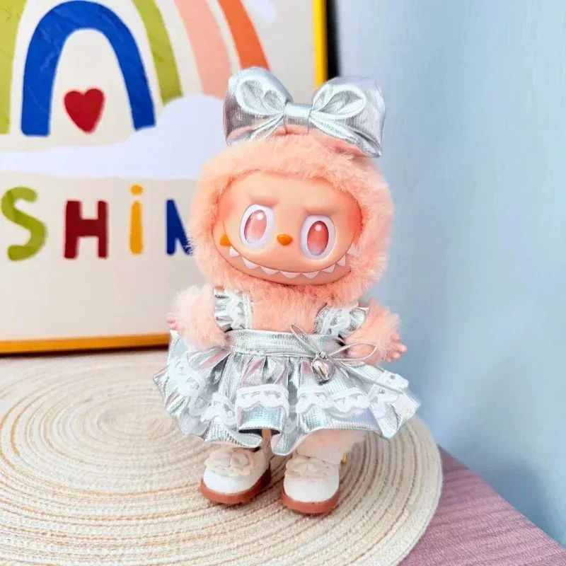 per vestiti per bambole da 17 cm Accessori per abiti per bambole coreane Kpop Labubu Salotti per feste Sit Abbigliamento regalo (solo vestiti)