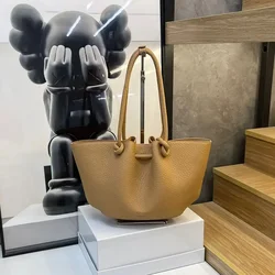 Vintage Large Capacity  Advanced Bags Autumn and Winter New Bucket Fashion All-in-one Shoulder Handbag Commute Bag for Women