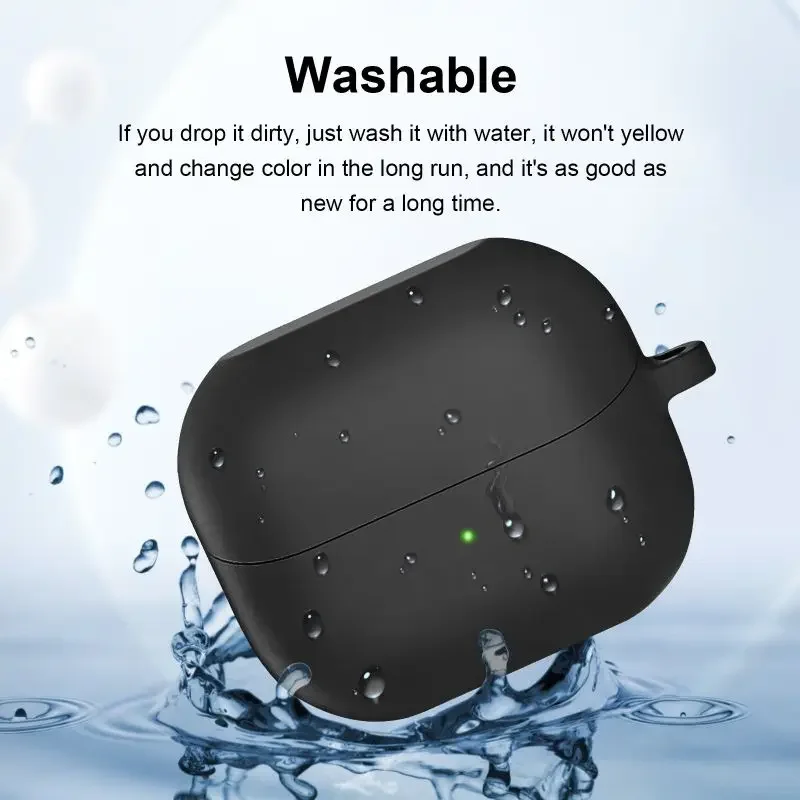 غطاء حماية لسماعات الأذن لهاتف سامسونج جالاكسي بادز 3 برو، غطاء حماية لسماعات الرأس من السيليكون الناعم، غطاء حماية لـ Skin Buds3 Box