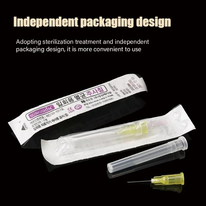 한국 전통 한방 무통 작은 필요, 초미세 30 G4mm30G13mm 미용 도구