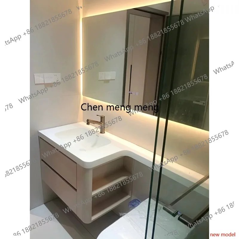 

Комплект мебели для ванной комнаты Corian: тумба с интегрированной раковиной, унитаз и умывальник A178