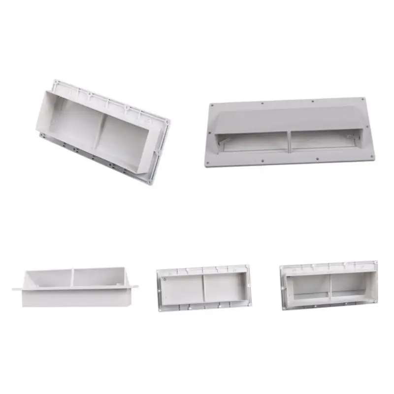 

RVs Hood Exhaust Vent Cover Enhanced Airflows and Protections for Motorhome Trailer 10Pcs Screws Included