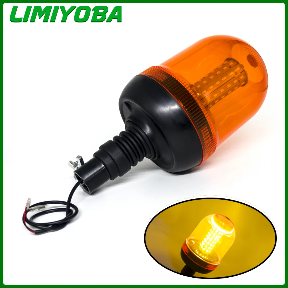 1PC 12V 24V 80LED Waterproof Strobe Light For Truck Tractor Beacon Lamp Flashing Warning Vehicle Emergency Security Alarm light