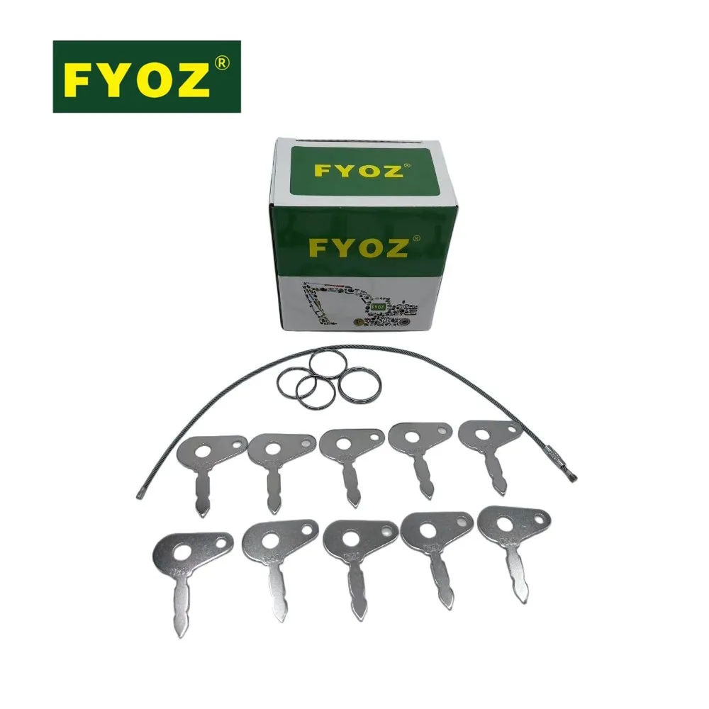 10PCS Ignition Key T250 For Case/New Holland/Skytrak/Ford/Tractor For Massey Ferguson Excavator 960128M91 312305 3813361M1