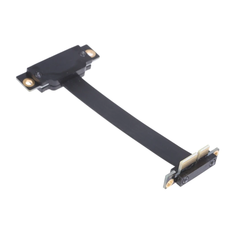 Flexible PCIE X1 Extenders Double 90°High Speed PCIe x1 to x1 Extension Cable Achieve Fast Data Transfer 50mm/10cm