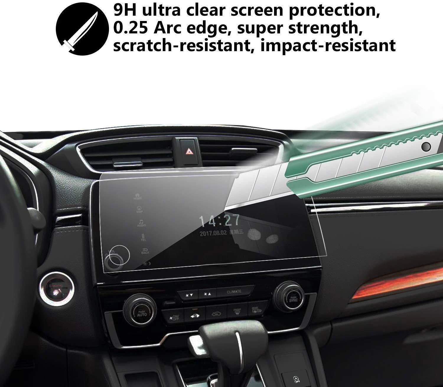 For Honda CR-V CRV 2021 Tempered Glass Car Navigation Screen Protector Touch Display Screen Film