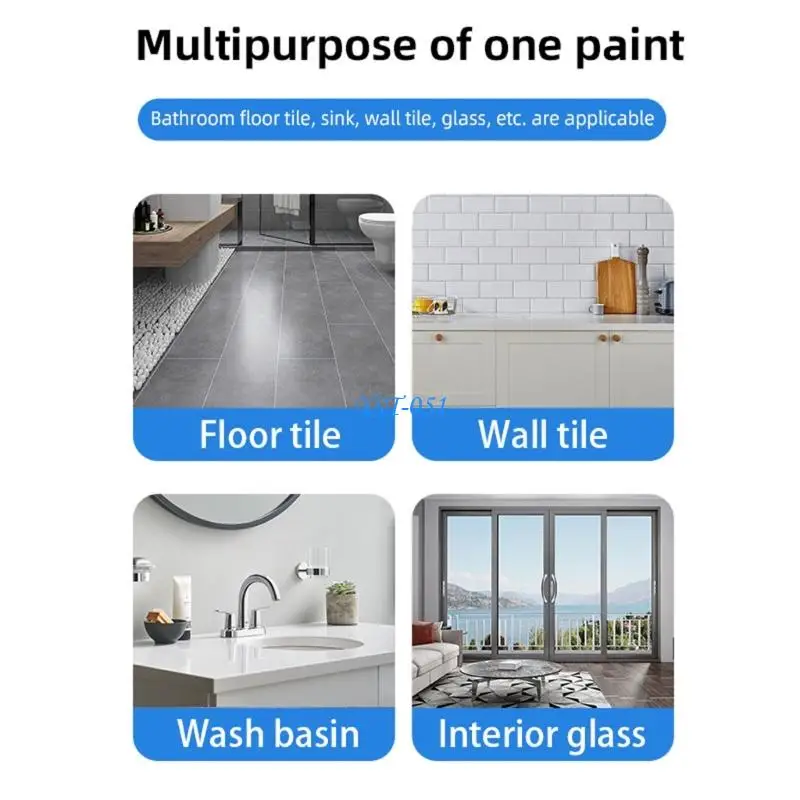 

E15A Fast Acting Tile Color Changes Paint Safe Formula for Bathroom Kitchen Use