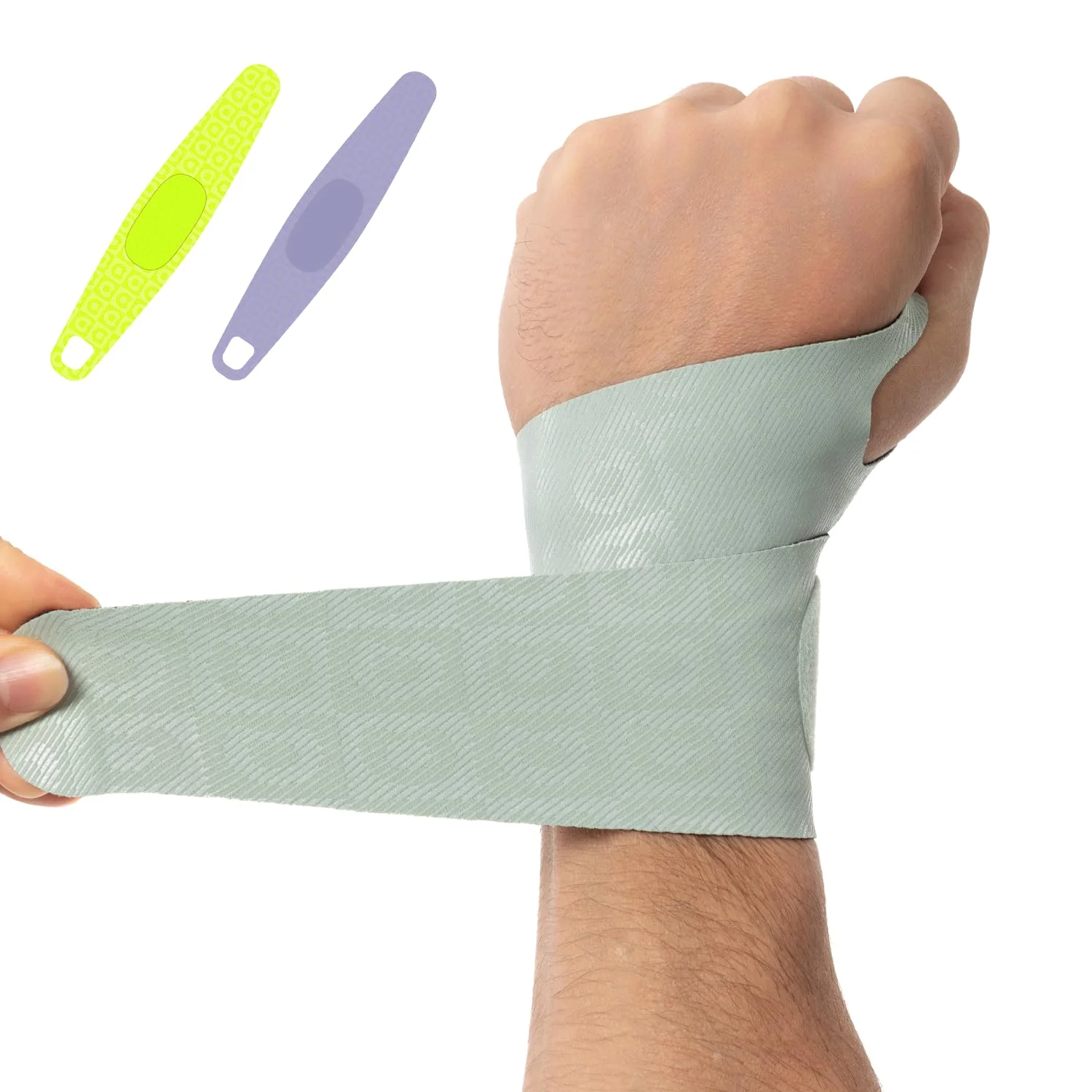 

VBOSI Adjustable Elastic Compression Wrist Brace Skin-friendly Wrist Support for Carpal Tunnel, Sports Sprain & Pain Relief