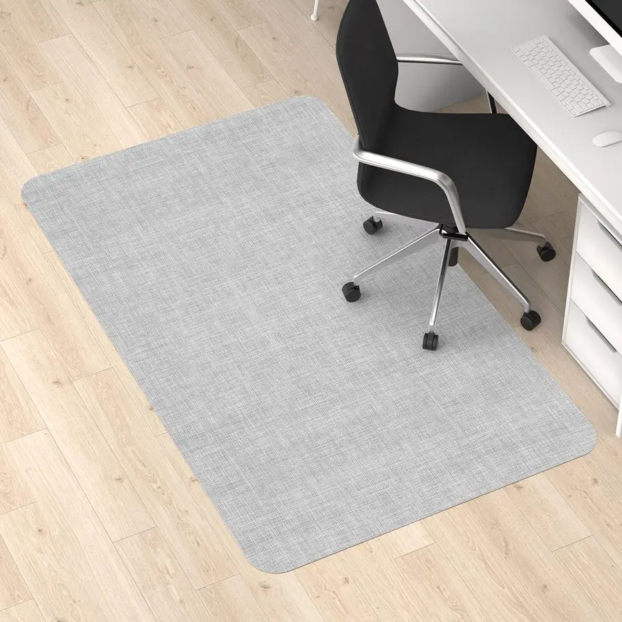 

Office Chair Mat 35x 48 Desk Computer Mat for Hard Wood and Tile Floor, Large AntiSlip Hard Floor Protector, PVC Mat Desk Rug L