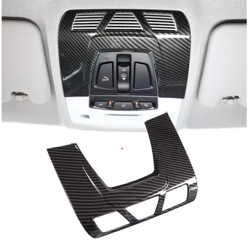 

ABS Car Interior Front Reading Light Roof Lamp Panel Cover Trim for BMW 3 Series F30 F31 2013-2018