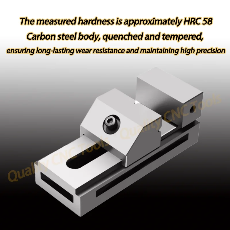 High-Precision QKG Quick-Action Vise Tool Steel Vise for Grinder/Wire-Cutting/Milling Machine Hardness 58-62