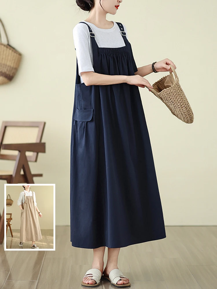 

Цветное длинное платье трапециевидной формы для похудения, женская одежда больших размеров, платье с ремешком для ведения возраста, повседневное платье для поездок на работу