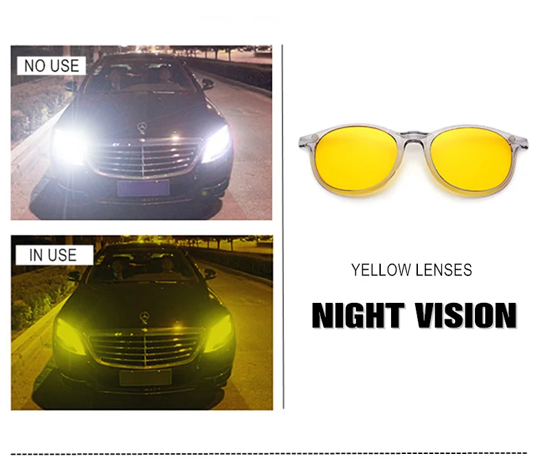 Sonnenbrillen-Clip und Myopie-Brille für Sphäre -0,5 bis -10 Männer Frauen transparenter Rahmen verschreibungspflichtige Brille für Kurzsichtigkeit oder Hornhautverkrümmung F588 – Detail 10