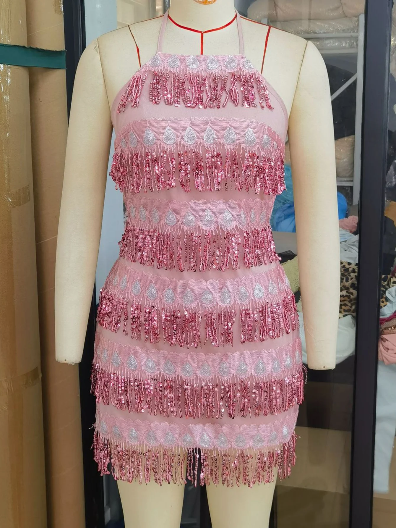 Sexy dos nu mini sequin robe d'été femmes club robes de fête d'anniversaire femme moulante cocktail soirée robes courtes vestidos