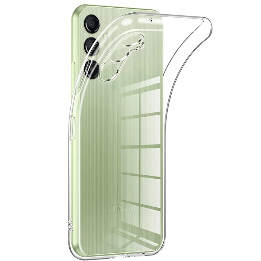 Transparent Silicone Clear Case For Samsung Galaxy S24 S23 S22 Ultra S21 FE S20 Plus Phone Shell A15 Soft Funda Back Cover