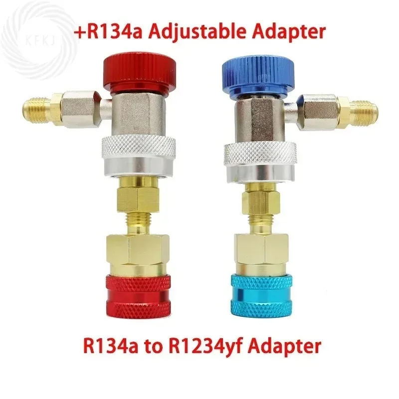

Car Airconditioning Fitting High Low Side Adapter Fitting Connector HotAdapter Quick Fitting Coupler for R1234YF To R134A