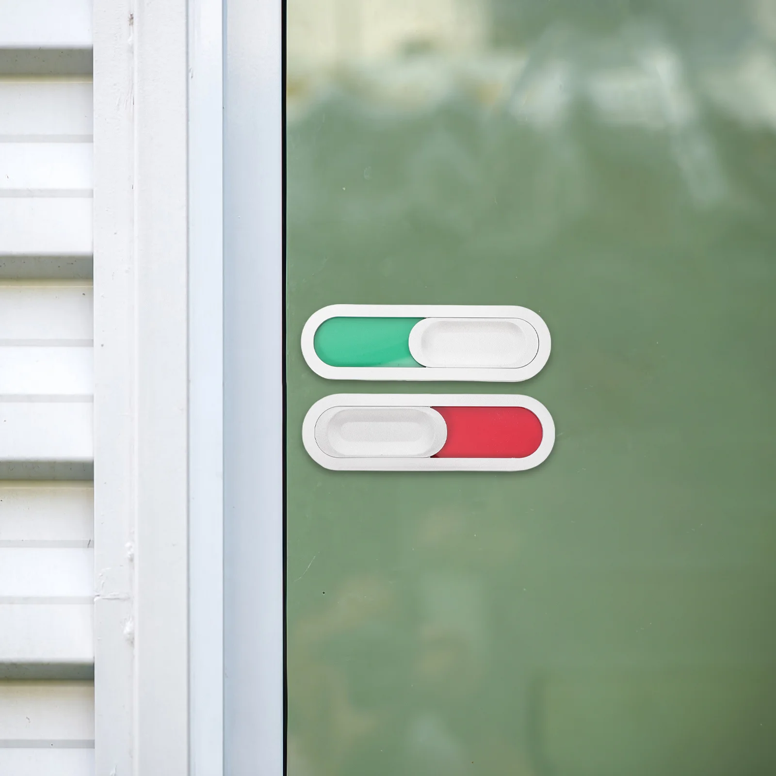 2Pcs Magnetic Conference Room Slider Sign Office Door Status Indicator Meeting Room Vacant Occupied Privacy Sign Sliding Office