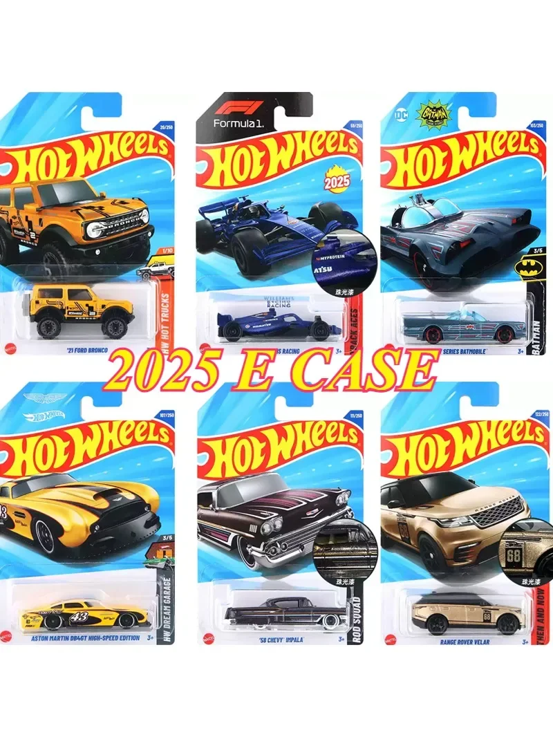 2025E Original Hot Wheels voiture 1/64 formule moulée sous pression Honda Civic Range Rover Batmobile Aston Martin Chevy Impala Kitt jouets pour garçon